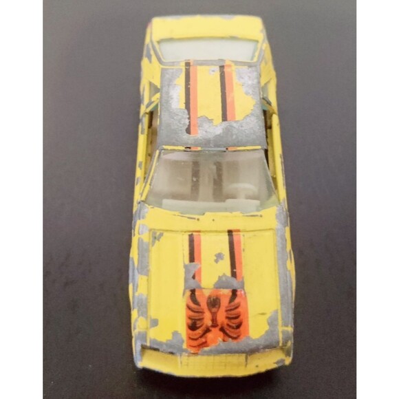 Yatming Ford Mustang Turbo Cobra Yellow No. 1067 Hong Kong Vintage Diecast Toy - Picture 16 of 16